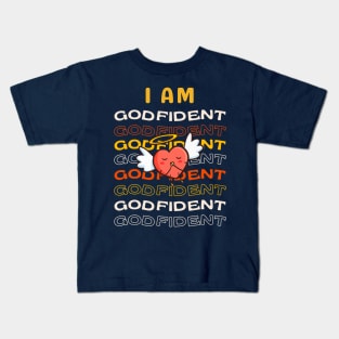 I am Godfident, Christian Teen Gift Kids T-Shirt